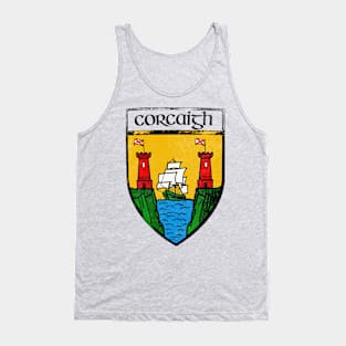 Corcaigh / Cork  / Vintage Style Crest Coat Of Arms Design Tank Top